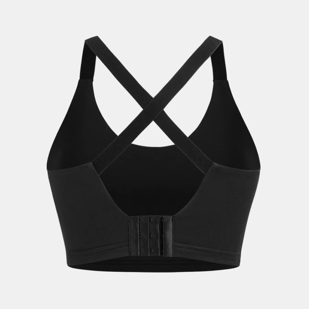 Black Cross-Back Women's Bra